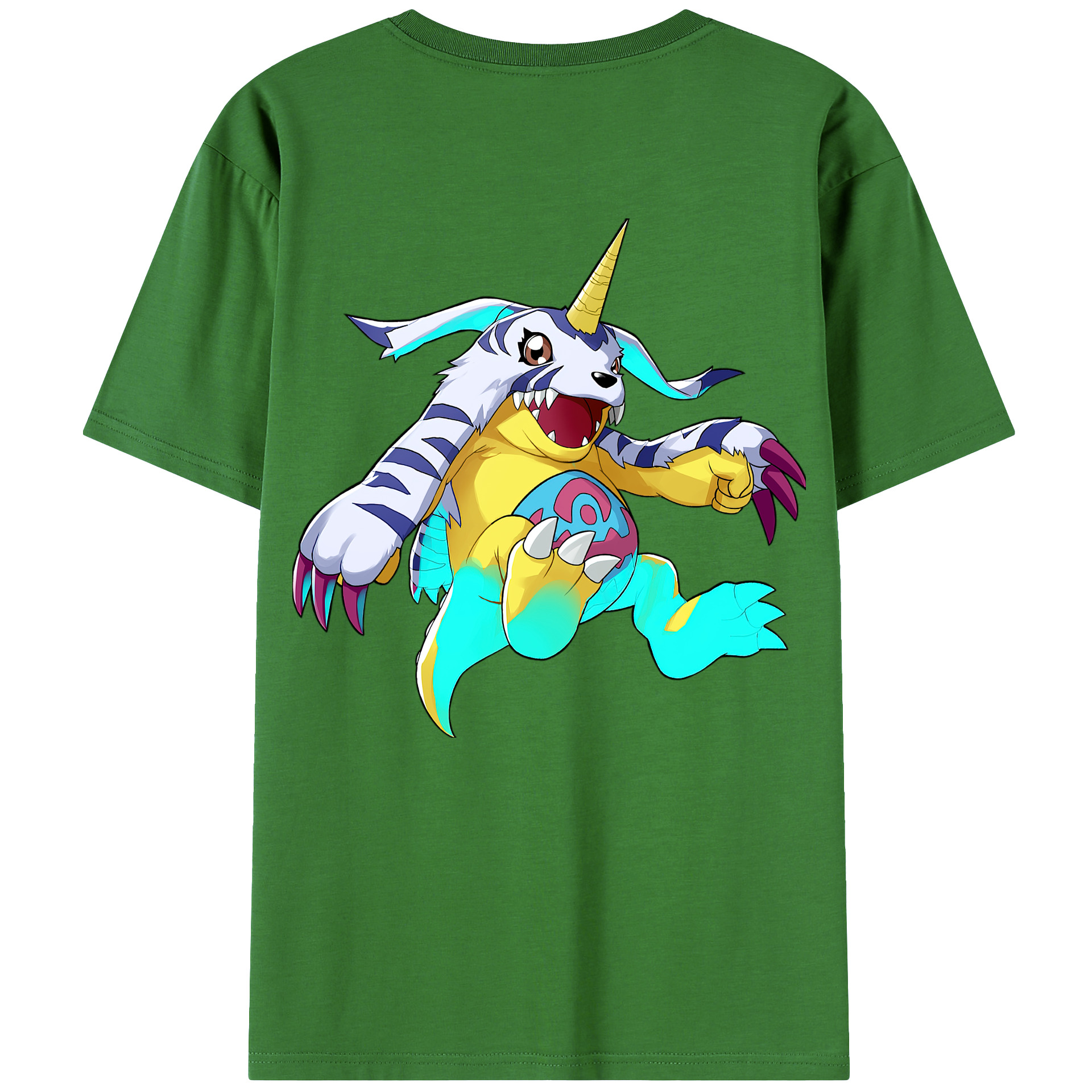 （画像用） Digimon デジタルモンスター/デジモン レディース半袖Tシャツ(バックプリント)